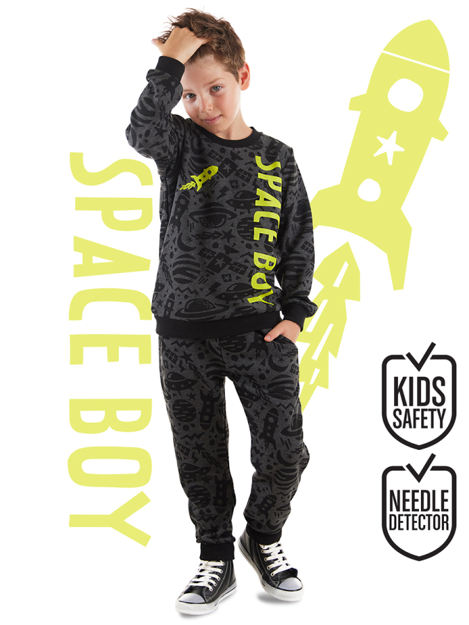 Space Boy Anthracite Tracksuit - 1