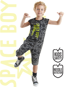 Space Rocket Boy Overall - Denokids