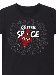 Space Rocket Boy T-shirt&Capri Pants Set - 8