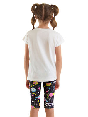 Space Unicorn Girl T-shirt&Leggings Set