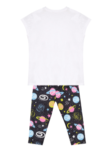 Space Unicorn Girl T-shirt&Leggings Set - 4