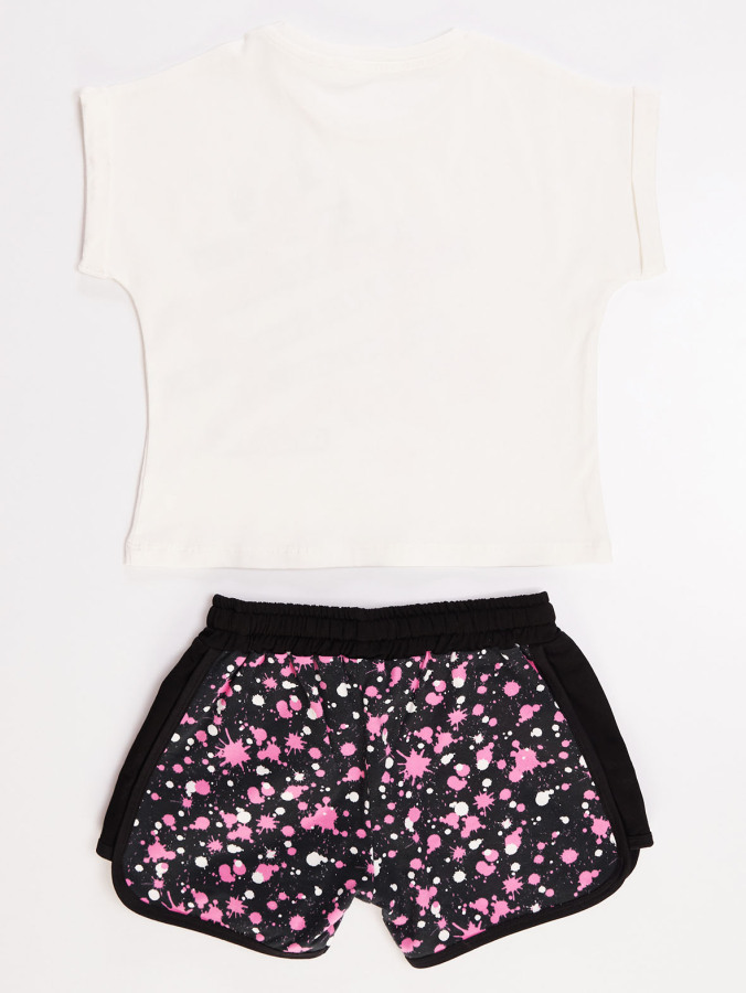 Splash Girl Crop Top&Shorts Set - 9