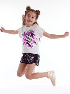 Splash Star Kız Çocuk T-shirt Şort Takım - 6