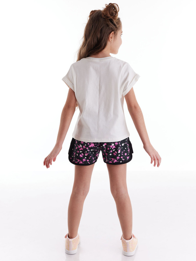 Splash Star Kız Çocuk T-shirt Şort Takım - 7