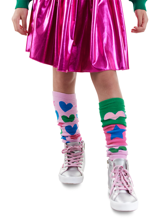 Star Hearts Girl Gaiters - 1