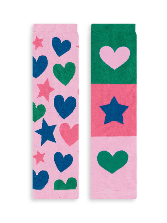 Star Hearts Girl Gaiters - 3