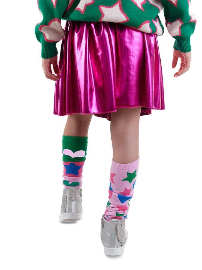 Star Hearts Girl Gaiters - 2