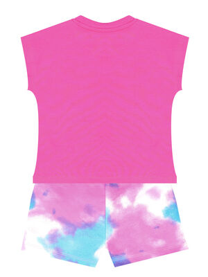 Star Tie-Dye Girl T-shirt&Shorts Set