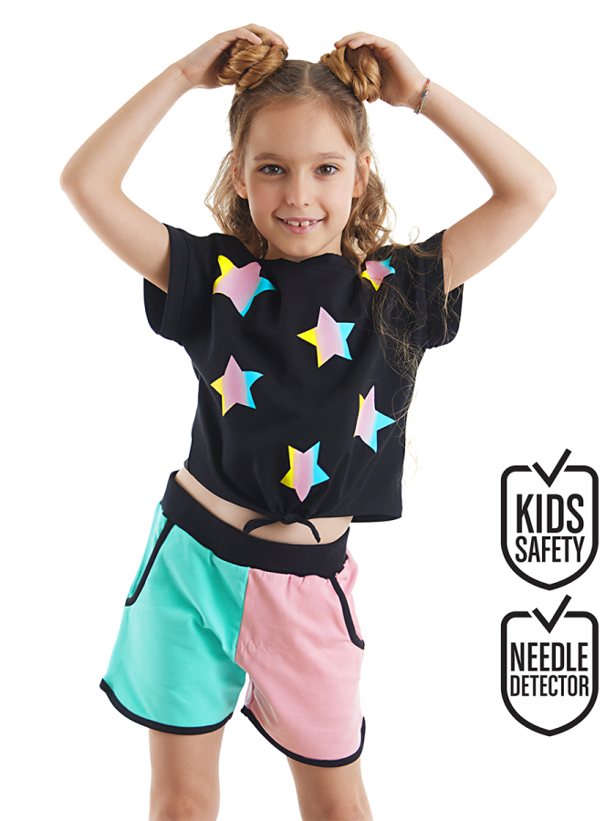 Stars Girl T-shirt&Shorts Set - 1