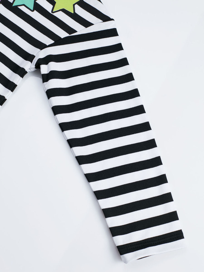 Stars Stripe Kız Çocuk Elbise - 6