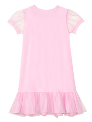 Stars&Unicorn Girl Pink Tulle Dress - Thumbnail