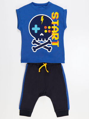 Start Boy T-shirt&Capri Pants Set