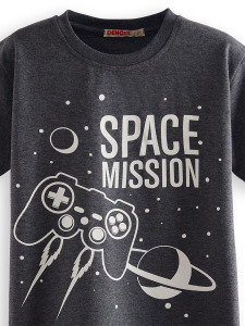 Start Game Erkek Çocuk 2'li T-shirt Takım - 5