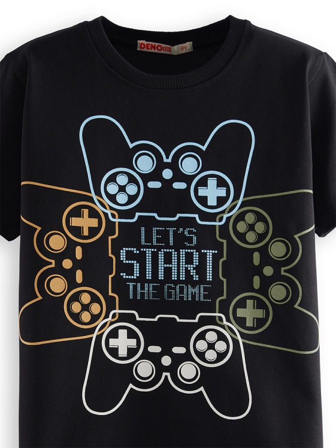 Start Game Erkek Çocuk T-shirt Şort Takım - 5