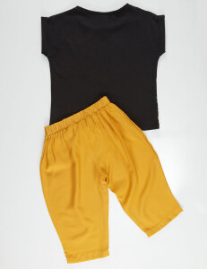 Stay Leo Kız Çocuk T-shirt Kapri Pantolon Takım - 4