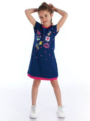 Stickers Girl Dress - 1