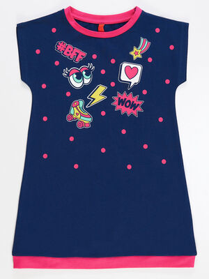 Stickers Girl Dress - 3