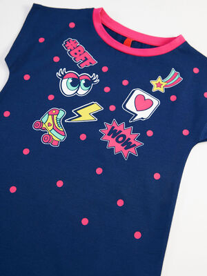 Stickers Girl Dress - 5