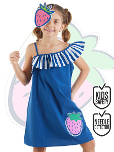 Strawberry Girl Poplin Dress - MSHB&G