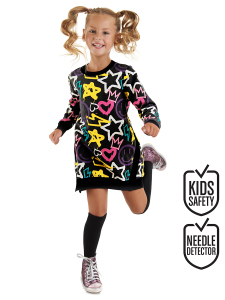 Street Style Girl Black Dress - MSHB&G