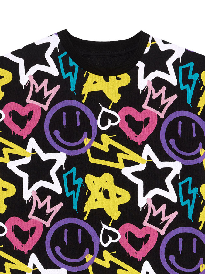 Street Style Girl T-shirt&Leggings Set - 8