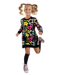 Street Style Kız Çocuk Elbise - Thumbnail