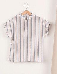 Striped Boy Shirt - Thumbnail
