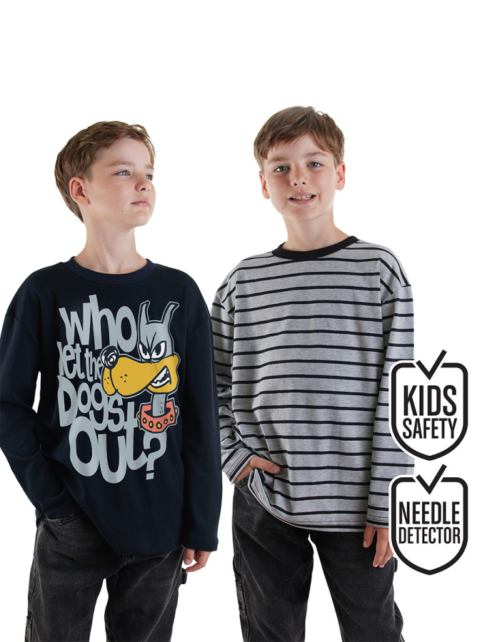 Striped&Printed 2-Pack Boy T-shirt - 1