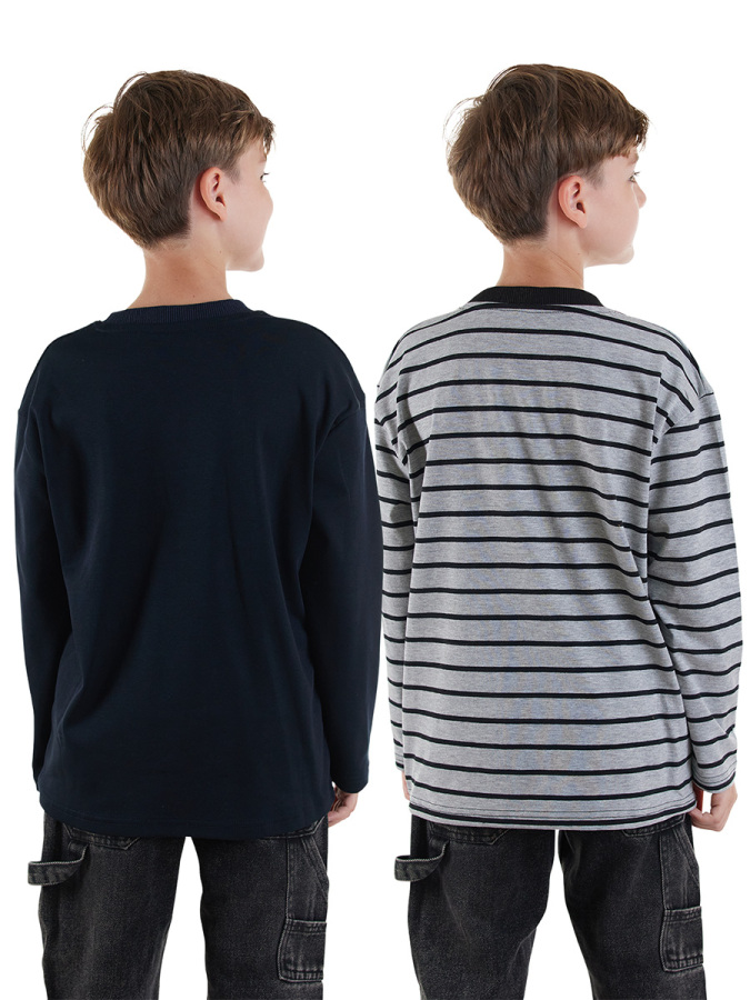 Striped&Printed 2-Pack Boy T-shirt - 2