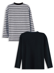Striped&Printed 2-Pack Boy T-shirt - 4