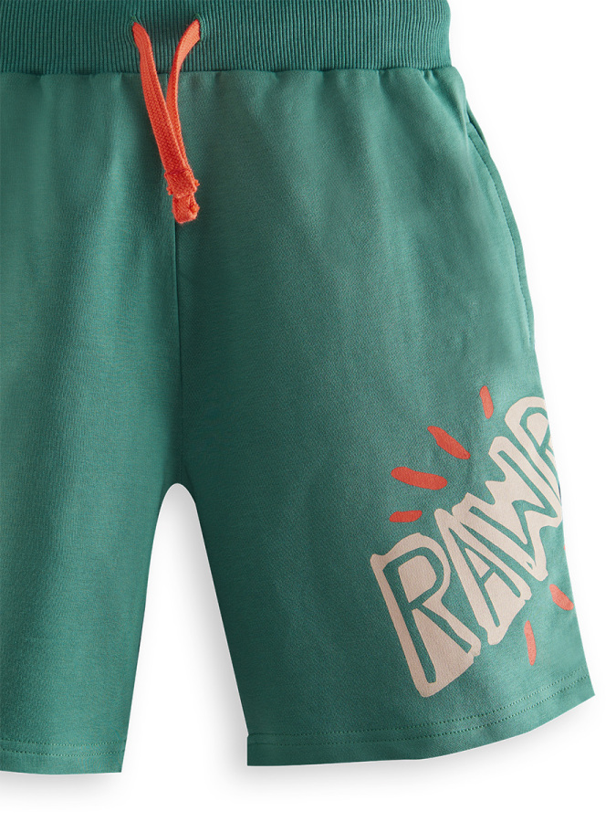 Summer Dino Boy T-shirt&Shorts Set - 7