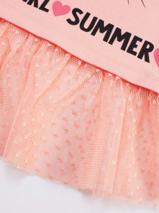Summer Girl Kız Çocuk Tunik Tayt Takım - 1