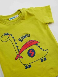 Super Dino Baby Boy T-shirt&Harem Pants Set - 5