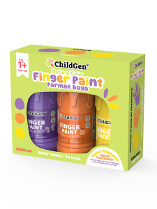 Süper Yıkanabilir 3'Lü Parmak Boya (350 Ml X 3) 2 - Childgen