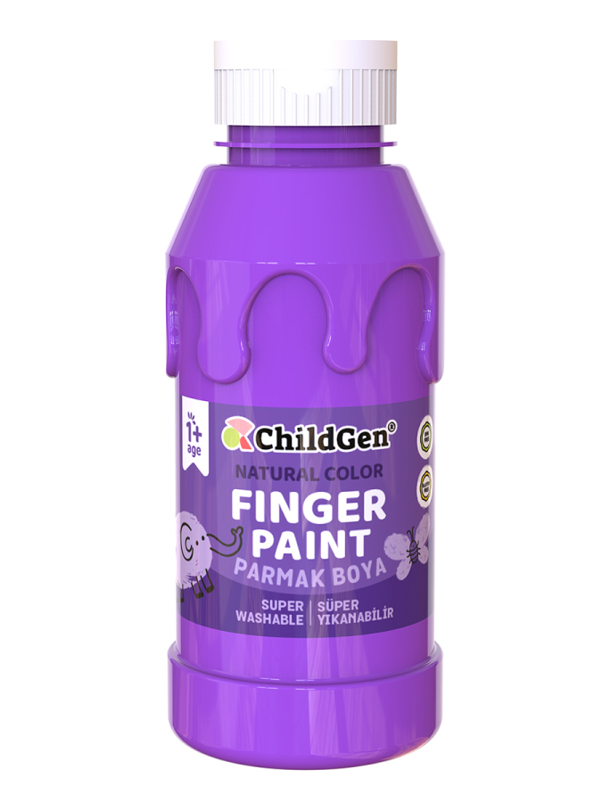 Süper Yıkanabilir Parmak Boya 350 Ml Şişe 2 - 1