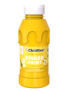 Süper Yıkanabilir Parmak Boya 350 Ml Şişe 5 - Childgen