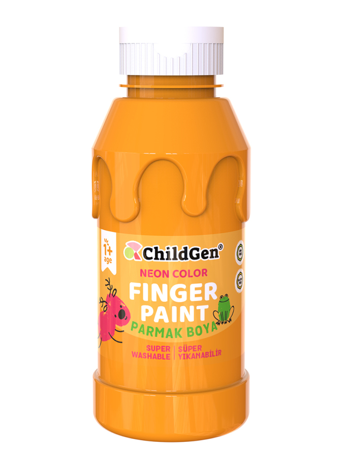 Süper Yıkanabilir Parmak Boya 350 Ml Şişe 6 - 1