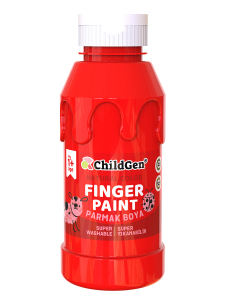 Süper Yıkanabilir Parmak Boya 350 Ml Şişe 8 - Childgen