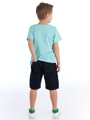 Surf Boy T-shirt&Gabardine Shorts Set - 2