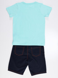 Surf Boy T-shirt&Gabardine Shorts Set - 4
