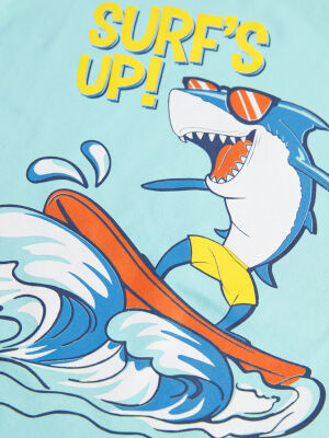 Surf Boy T-shirt&Gabardine Shorts Set - 5