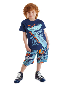 Surfer Croc Boy T-shirt&Shorts Set - Denokids