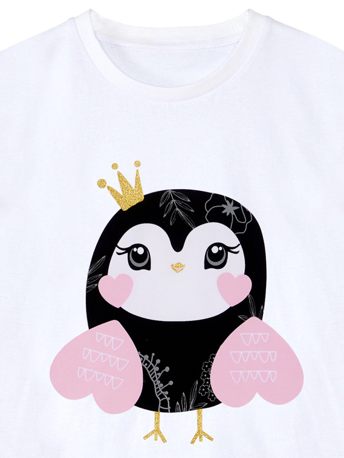 Sweet Owl Girl T-shirt&Shorts Set - 8