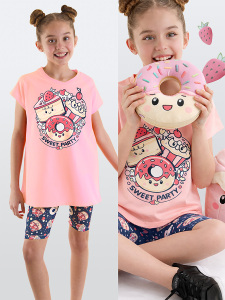 Sweet Party Girl T-shirt&Leggings Set - MSHB&G