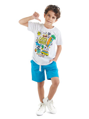 Tatil Erkek Çocuk T-shirt Şort Takım