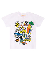 Tatil Erkek Çocuk T-shirt Şort Takım - Thumbnail