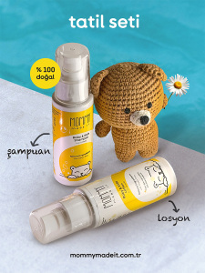 Tatil seti - 75 ml Şampuan-Losyon - Mommy Made It