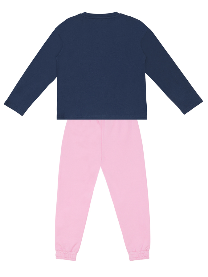 Tatlı Dino Kız Çocuk T-shirt Eşofman Altı Takım - 5