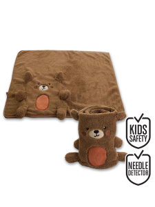 Teddy Bear Baby Plush Blanket - 1