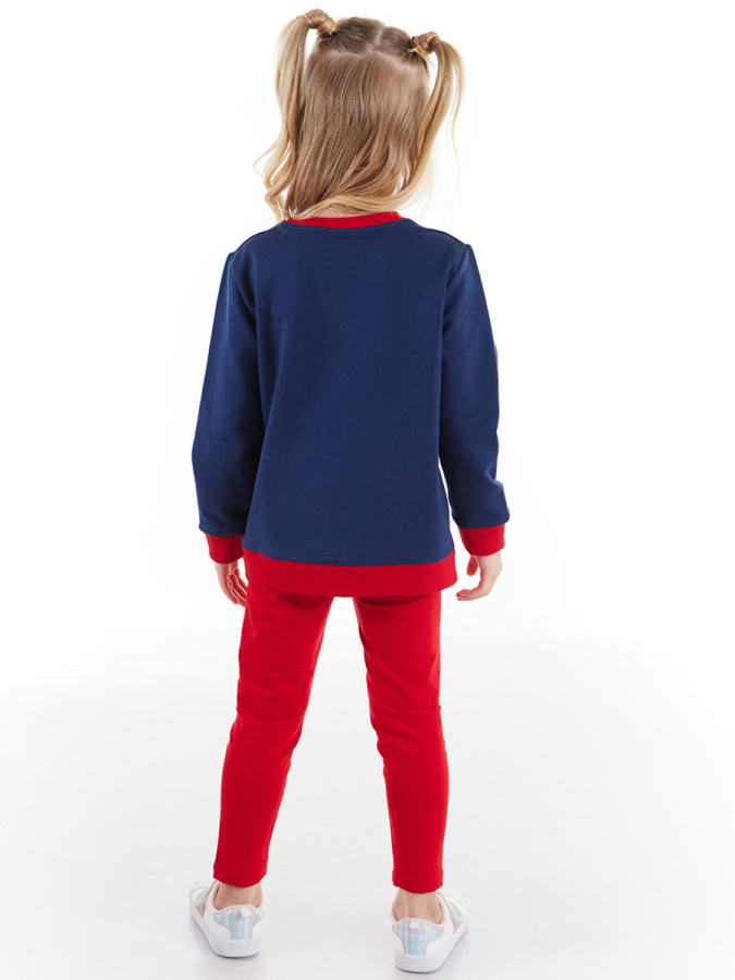 Teddy Girl Sweatshirt&Leggings Set - 2
